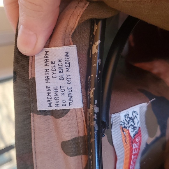 Winchester camouflage Long Sleeve Button Up Shirt Size M - Picture 8 of 12